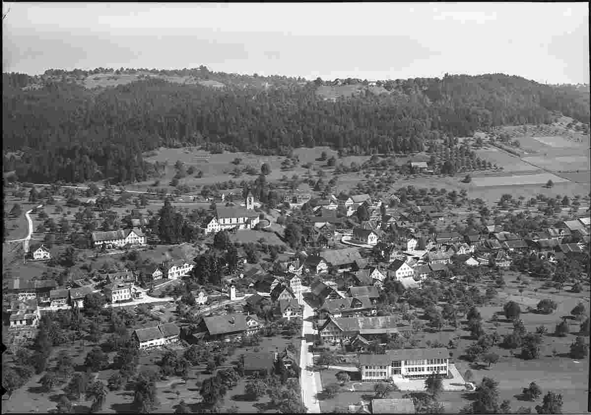 Zuzwil. Panorama von Zuzwil, 1954