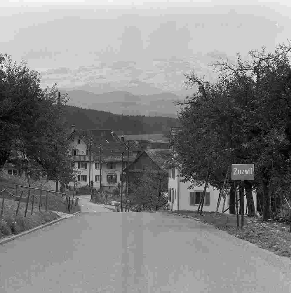 Zuzwil. Panorama von Zuzwil, 1964