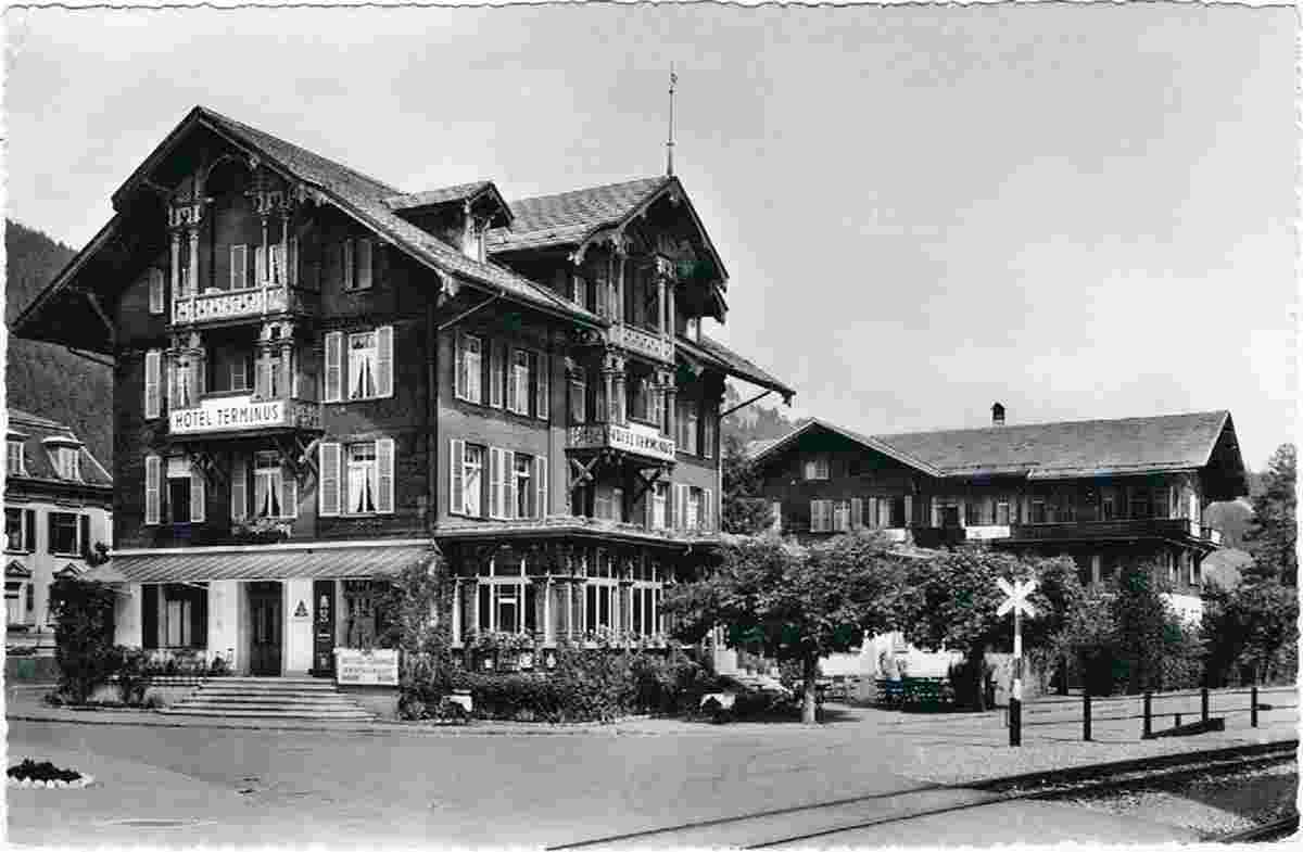 Zweisimmen. Hotel Bristol-Terminus, 1959