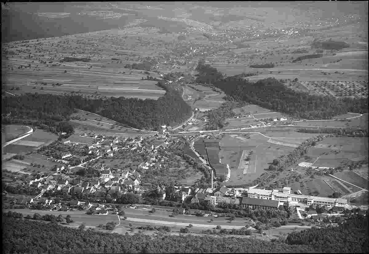 Zwingen. Blick nach Südosten, 1950